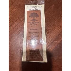 Vintage Vegan Leather Bible Bookmarks Religious Verse Book Markers Purpose
